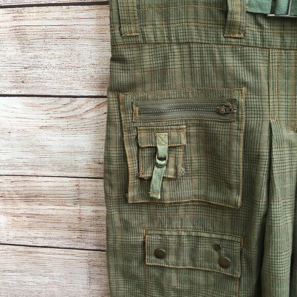 NEW‎ WITH TAGS BIYA BY JOHNNY WAS 2WO-TEN-TEN-5IVE SKIRT IN HUNTER GREEN PLAID - Picture 7 of 9